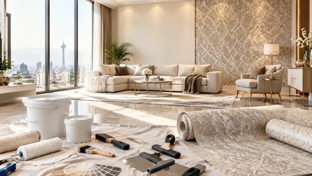 نصب حرفه ای کاغذ دیواری و نقاشی ساختمان در تهران با ضمانت کیفیت نصب حرفه ای کاغذ دیواری و نقاشی ساختمان در تهران با ضمانت کیفیت